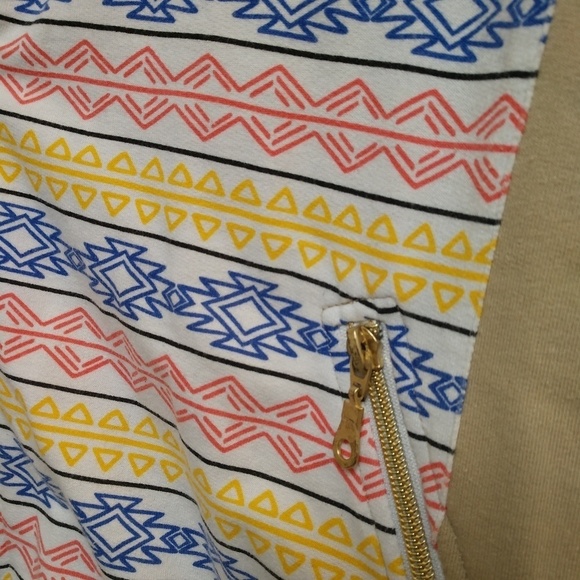 Plus 18/20 Ashley Sport Zip Front Aztec Jersey Jacket - Picture 7 of 10